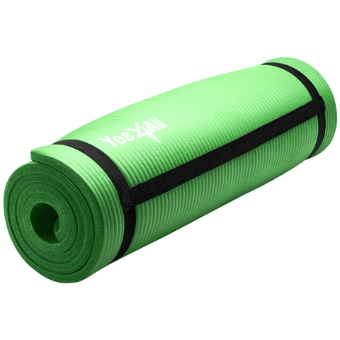 Extra Thick Exercise Yoga Mat with Carry Strap