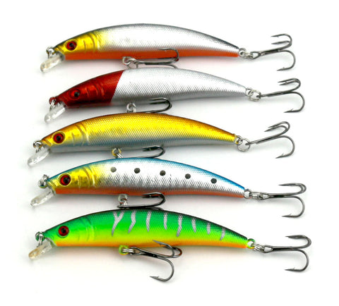 Hot 2016 30pcs/lot fishing lure Mixed 6 models fishing tackle 30 colors Minnow lure Crank Lures Popper Mix fishing bait