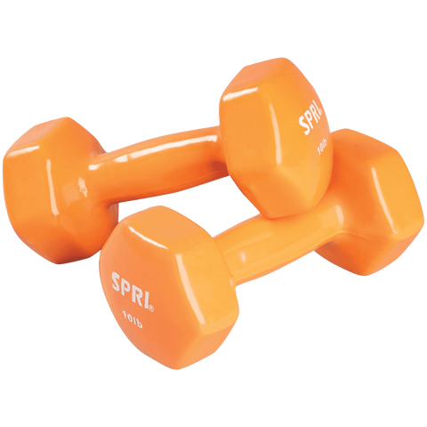 SPRI Deluxe Vinyl Dumbbells